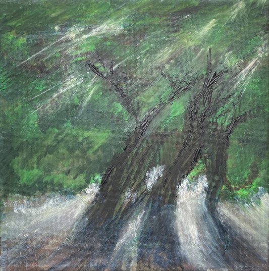 « Storm » Painting on canvas