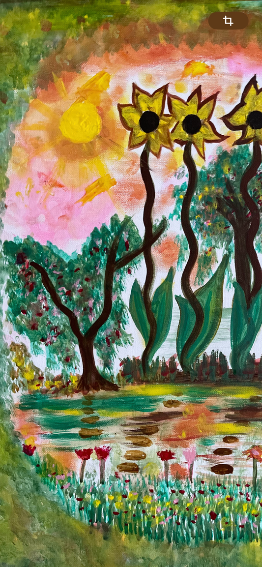 « Colorful Dance » Painting on canvas