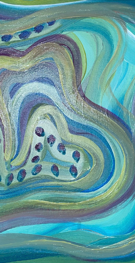 « Infinite Void » Painting on canvas