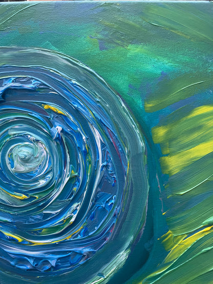 « I Belong to the World » Painting on canvas