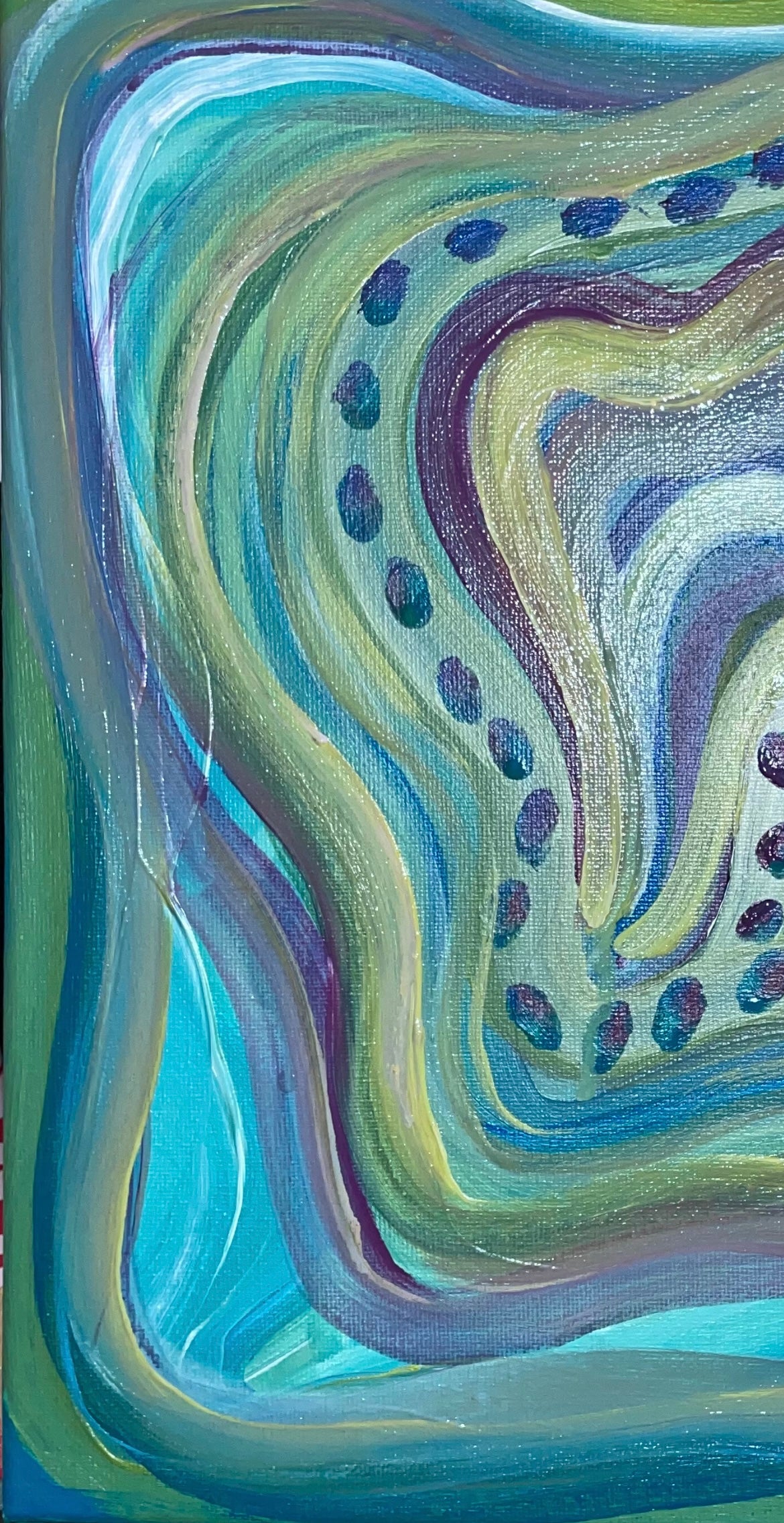 « Infinite Void » Painting on canvas
