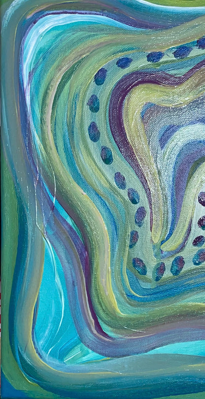 « Infinite Void » Painting on canvas