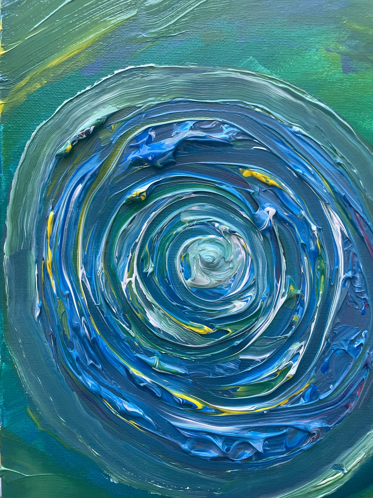 « I Belong to the World » Painting on canvas
