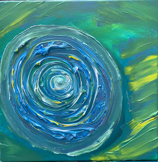 « I Belong to the World » Painting on canvas