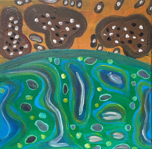« Cookies n crumbs » Painting on canvas