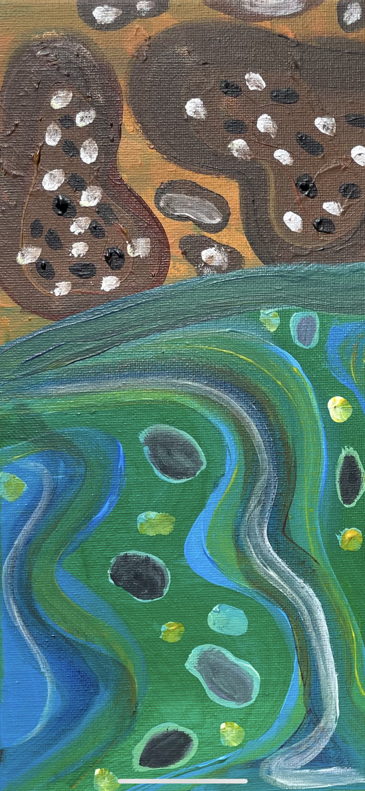 « Cookies n crumbs » Painting on canvas