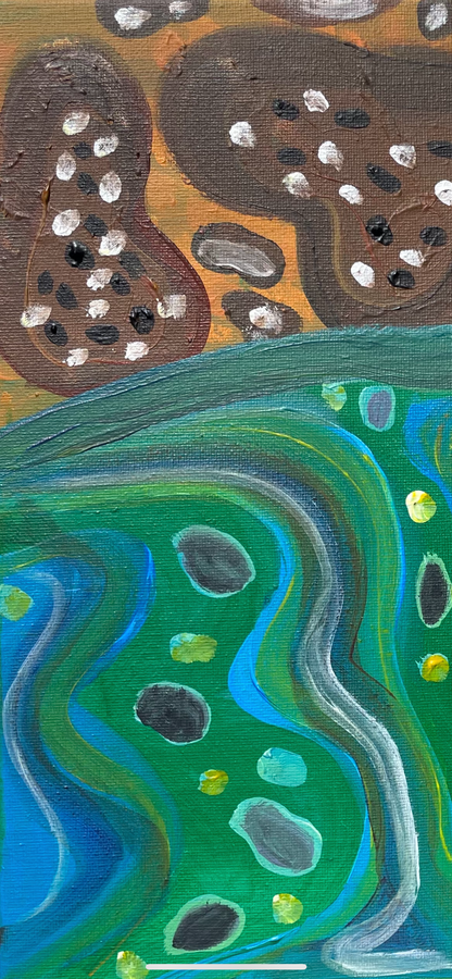 « Cookies n crumbs » Painting on canvas