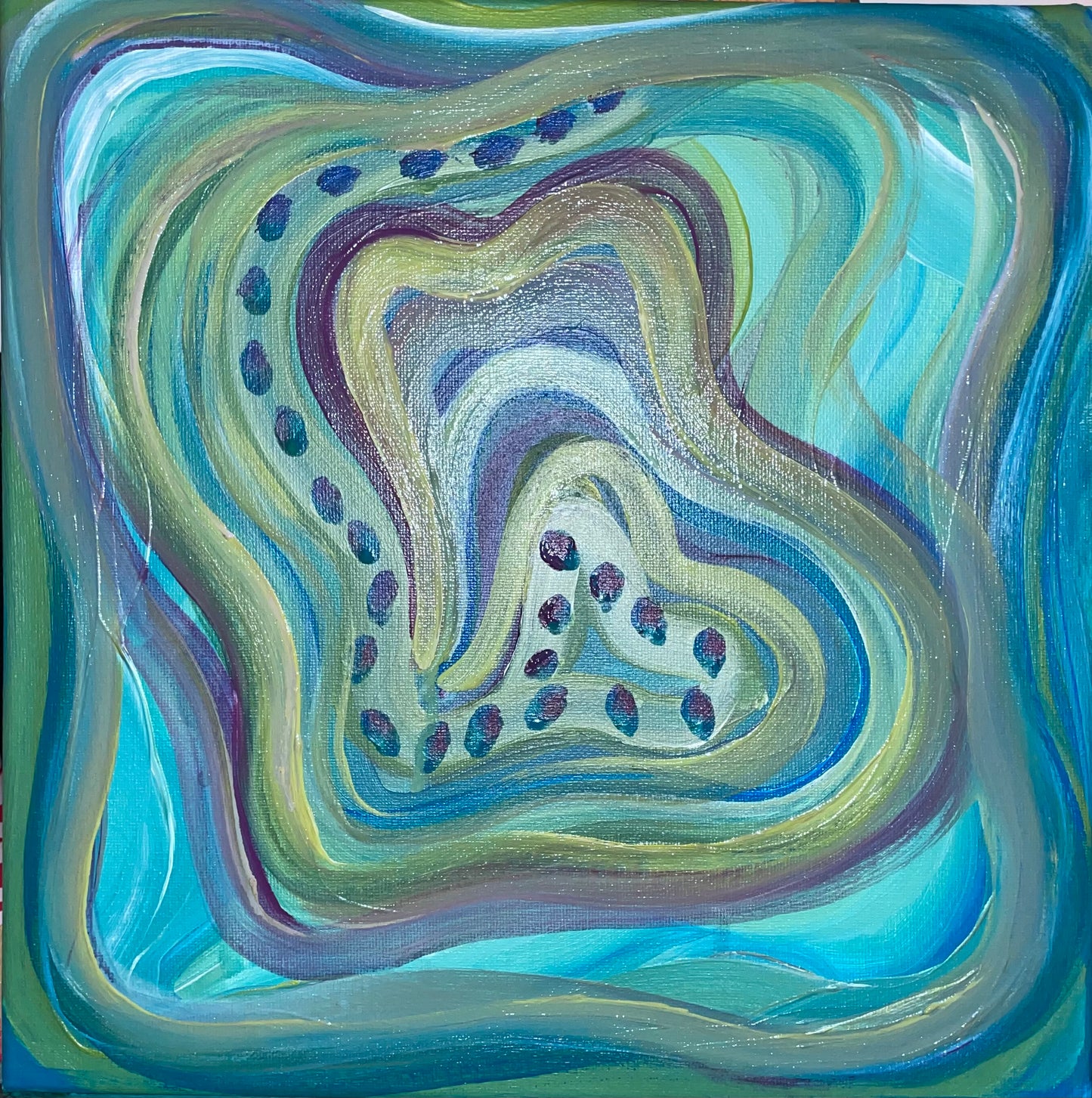 « Infinite Void » Painting on canvas