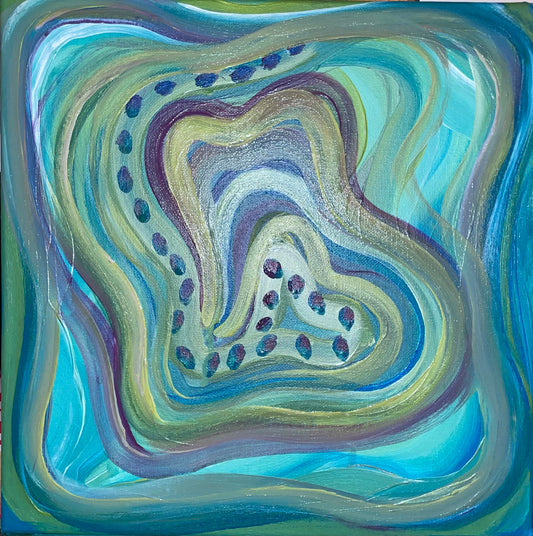 « Infinite Void » Painting on canvas