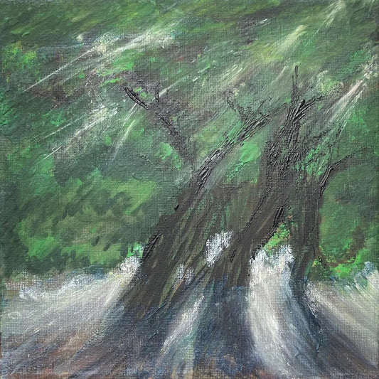 « Storm » Painting on canvas