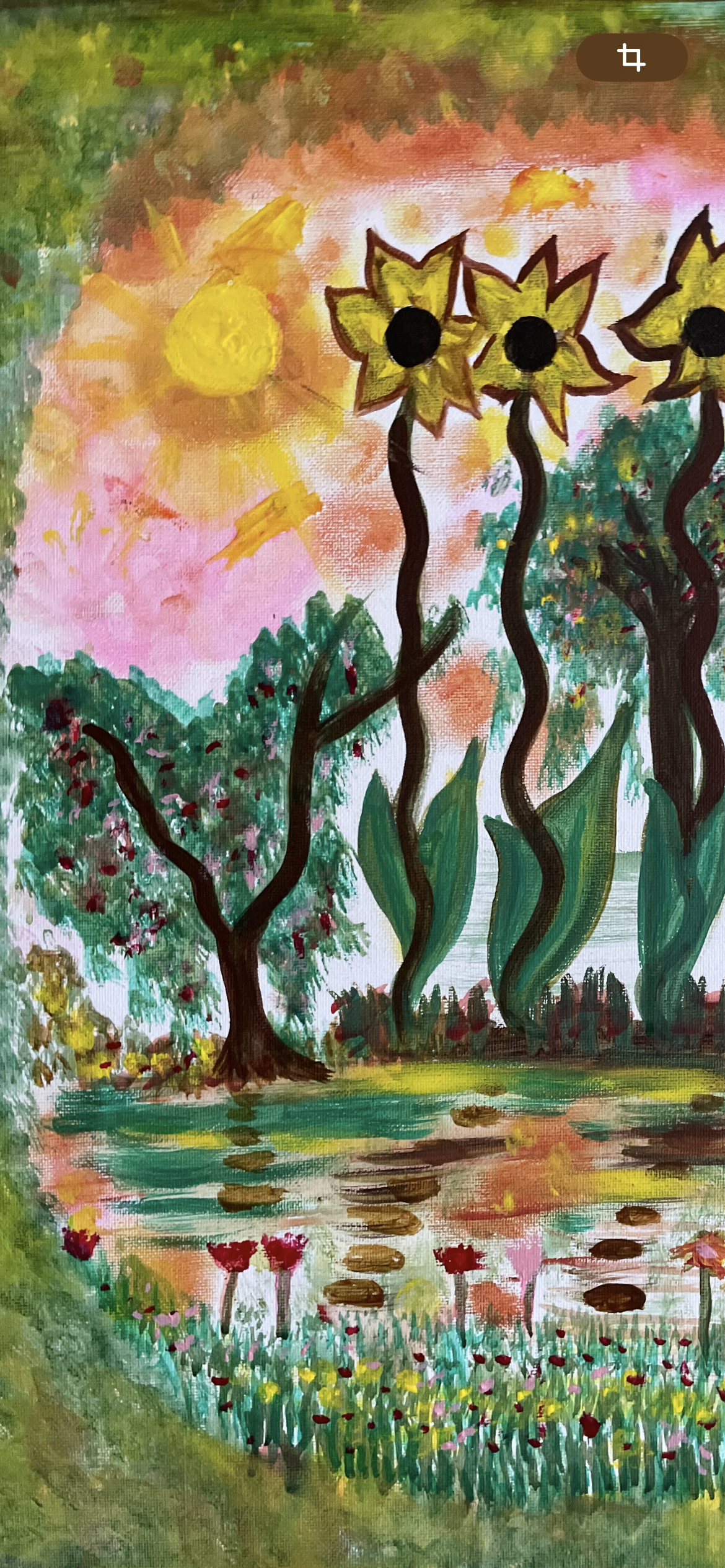 « Colorful Dance » Painting on canvas
