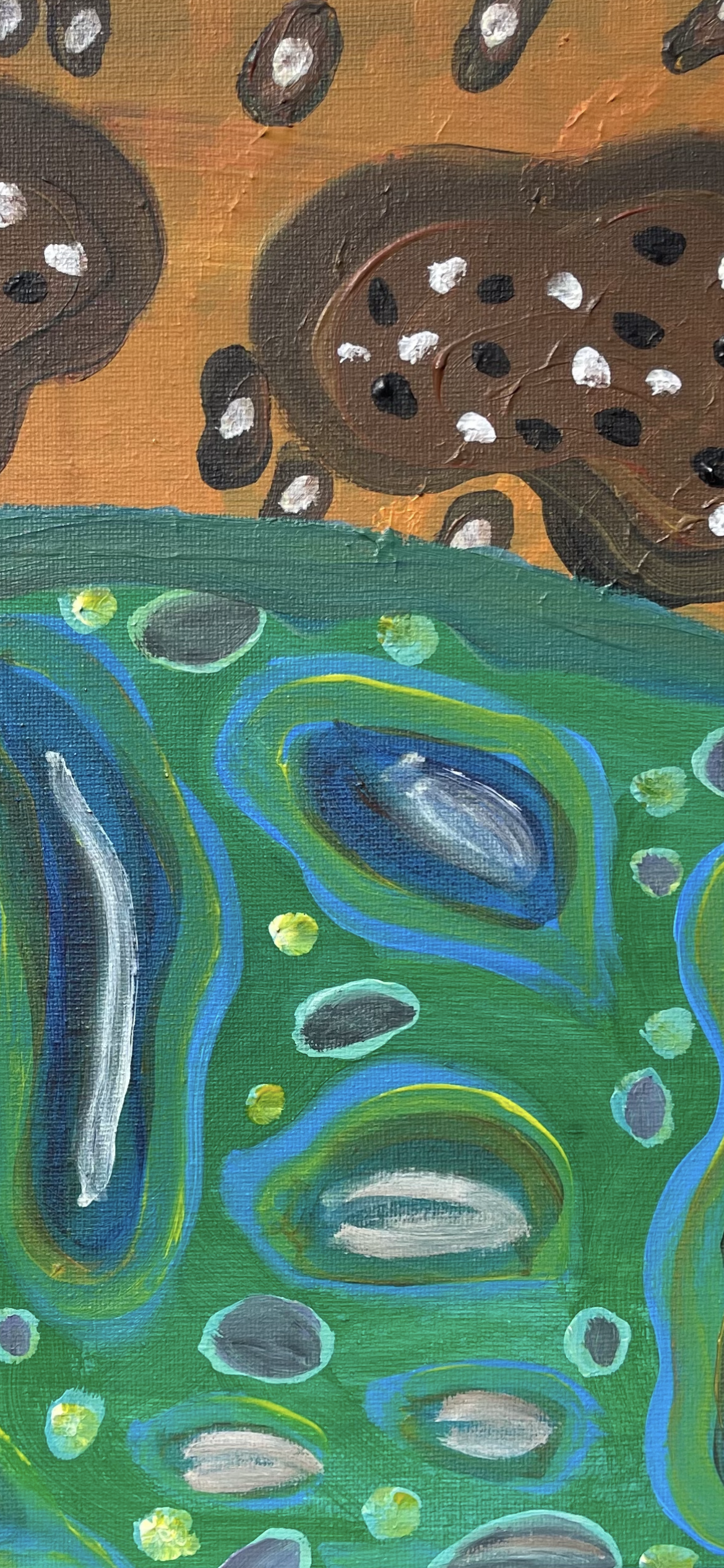 « Cookies n crumbs » Painting on canvas