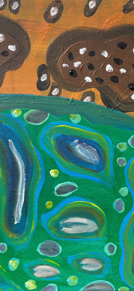 « Cookies n crumbs » Painting on canvas