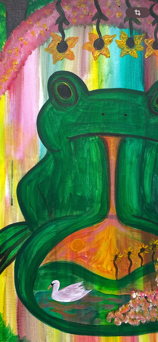 « The Mother Queen » Painting on canvas