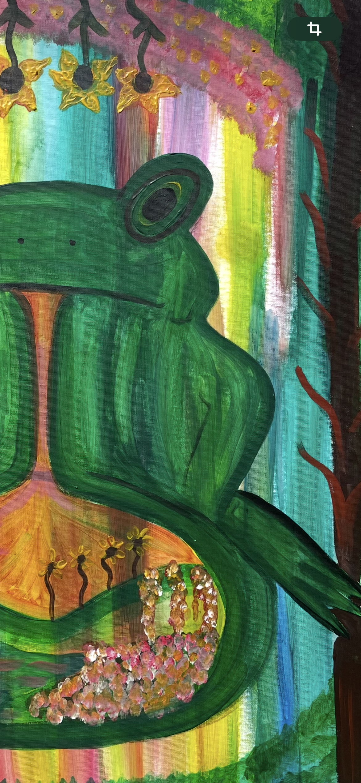 « The Mother Queen » Painting on canvas