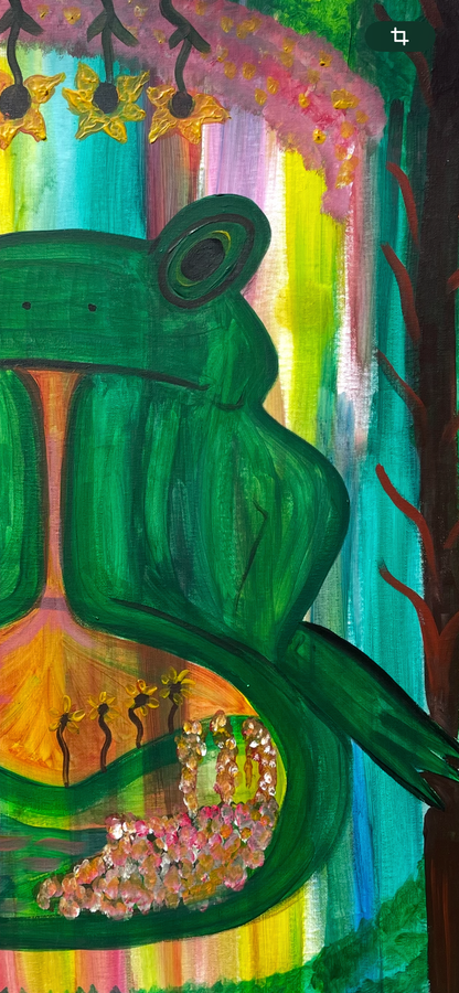 « The Mother Queen » Painting on canvas