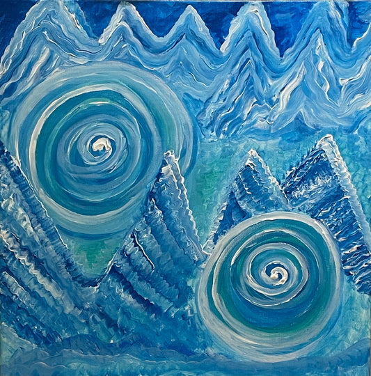 Twin Mountains and Spirals